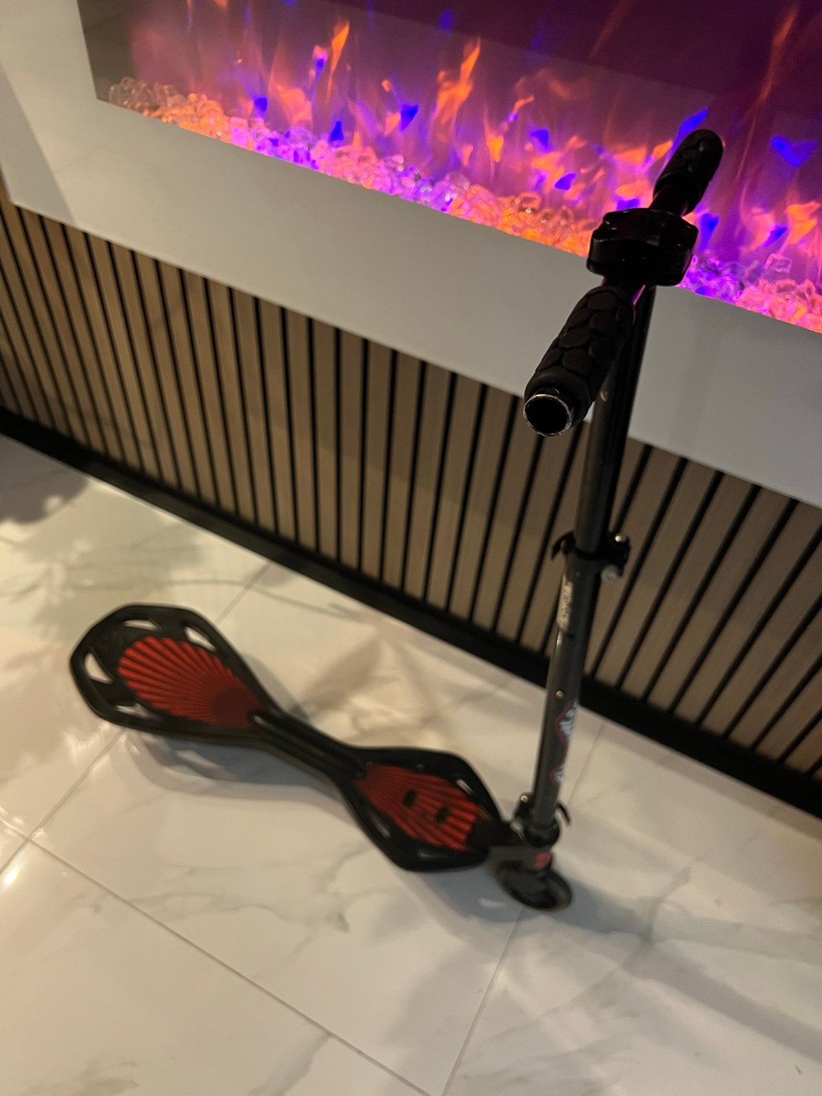 Waveboard met stuur - Step en skateboard in één, Fietsen en Brommers, Ophalen of Verzenden, Gebruikt, Overige typen