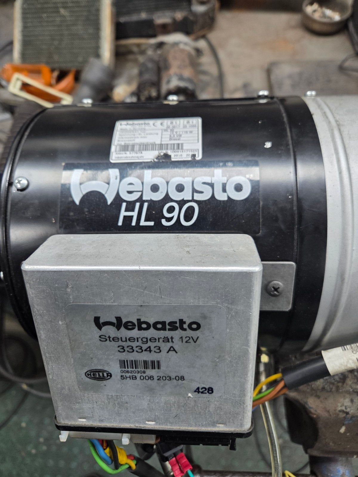 te koop 2x webasto hl90, Ophalen, Zo goed als nieuw, Motor en Techniek, Zeilboot of Motorboot