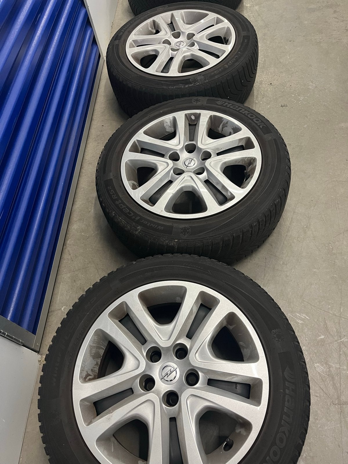 Opel Astra K Winterbanden met velgen, Ophalen, Gebruikt, 16 inch, Banden en Velgen