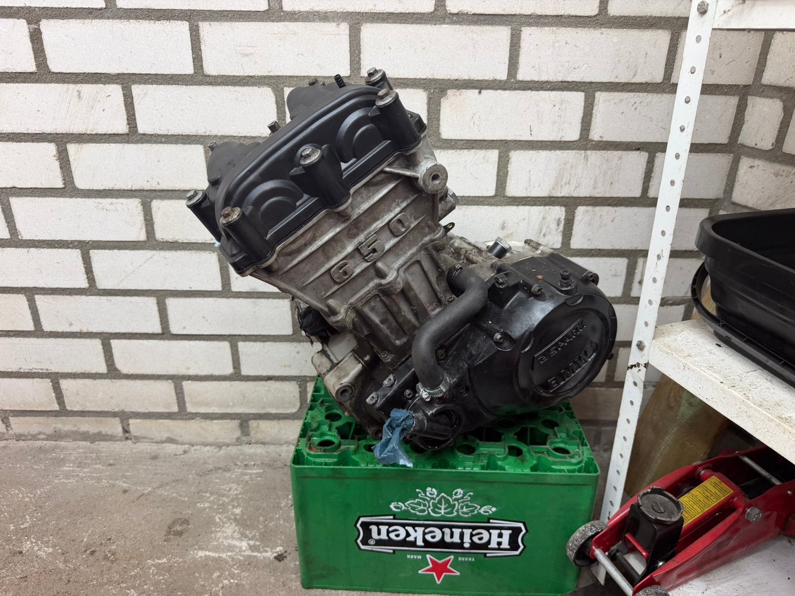 Bmw f650 GS motorblok 2004, Ophalen, Gebruikt