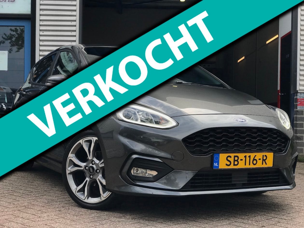 Ford Fiesta 1.0 EcoBoost ST-Line|B&O|Carplay|Keyless|PDC|18', Dealer onderhouden, 1063 kg, Gebruikt, Euro 6