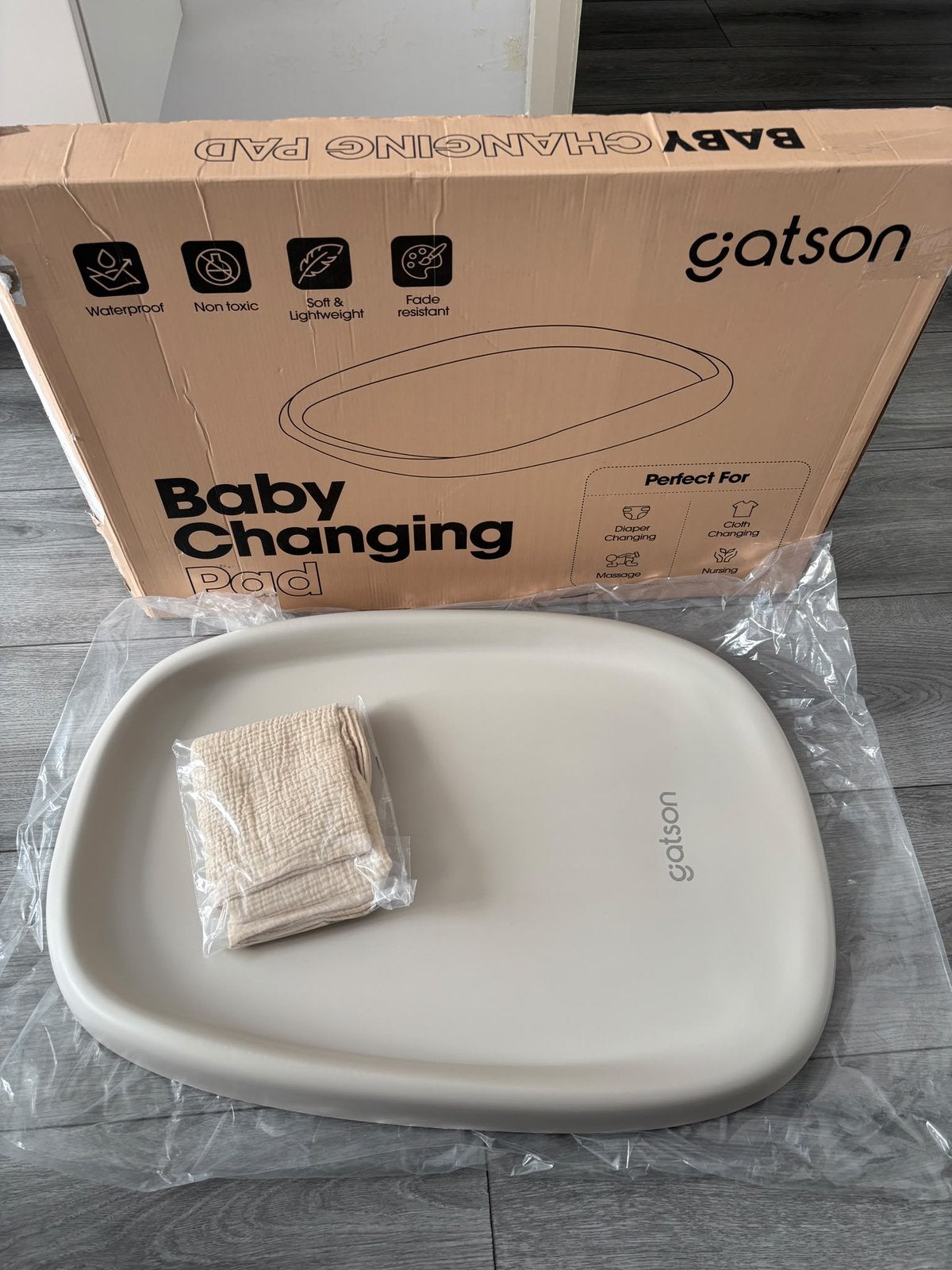 Gatson Aankleedkussen verschoon Kussen matje waskussen baby, Ophalen, Nieuw
