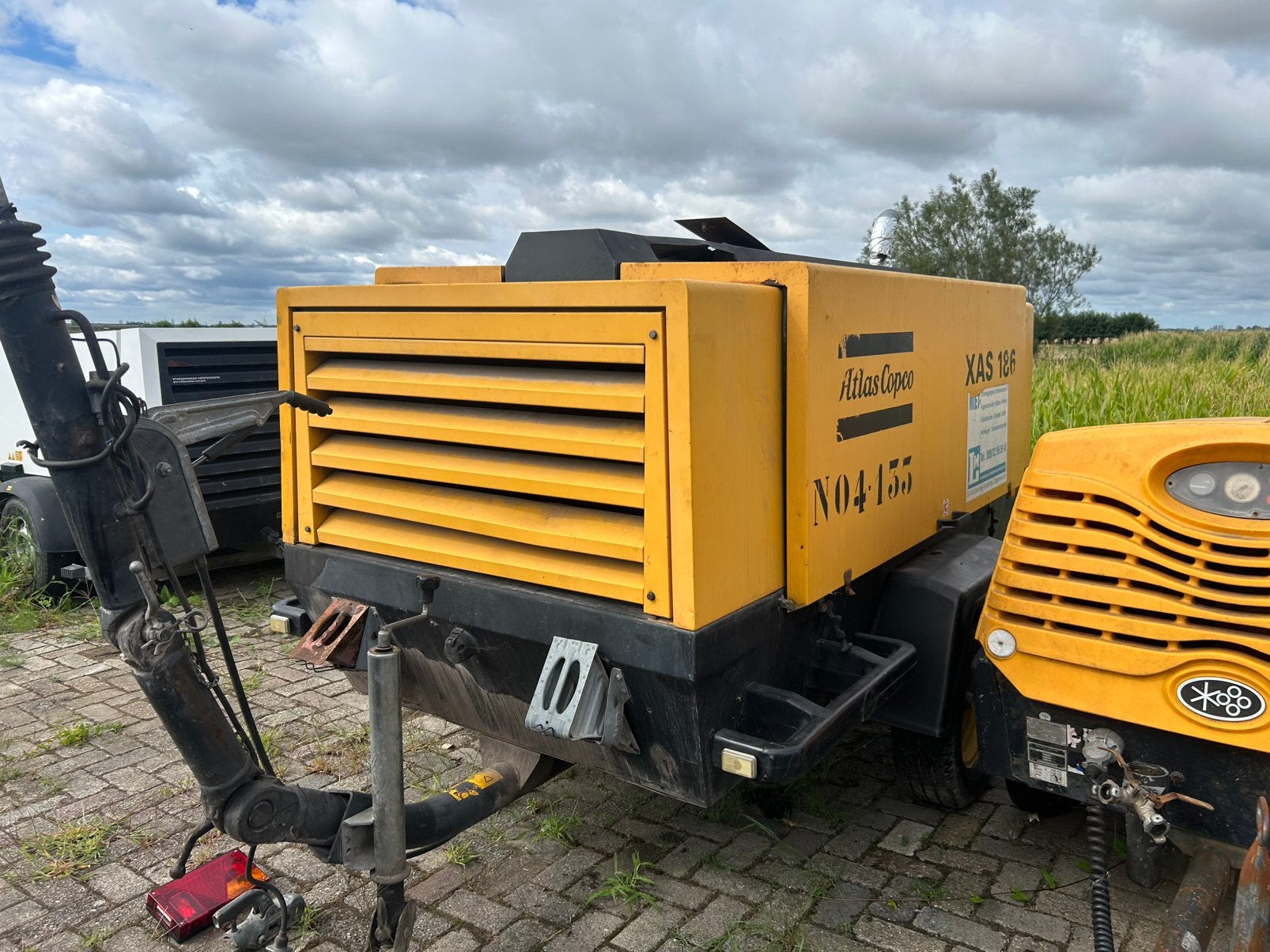Atlas Copco XAS186 mobiele diesel compressor Deutz, Doe-het-zelf en Verbouw, 100 liter of meer, Ophalen of Verzenden
