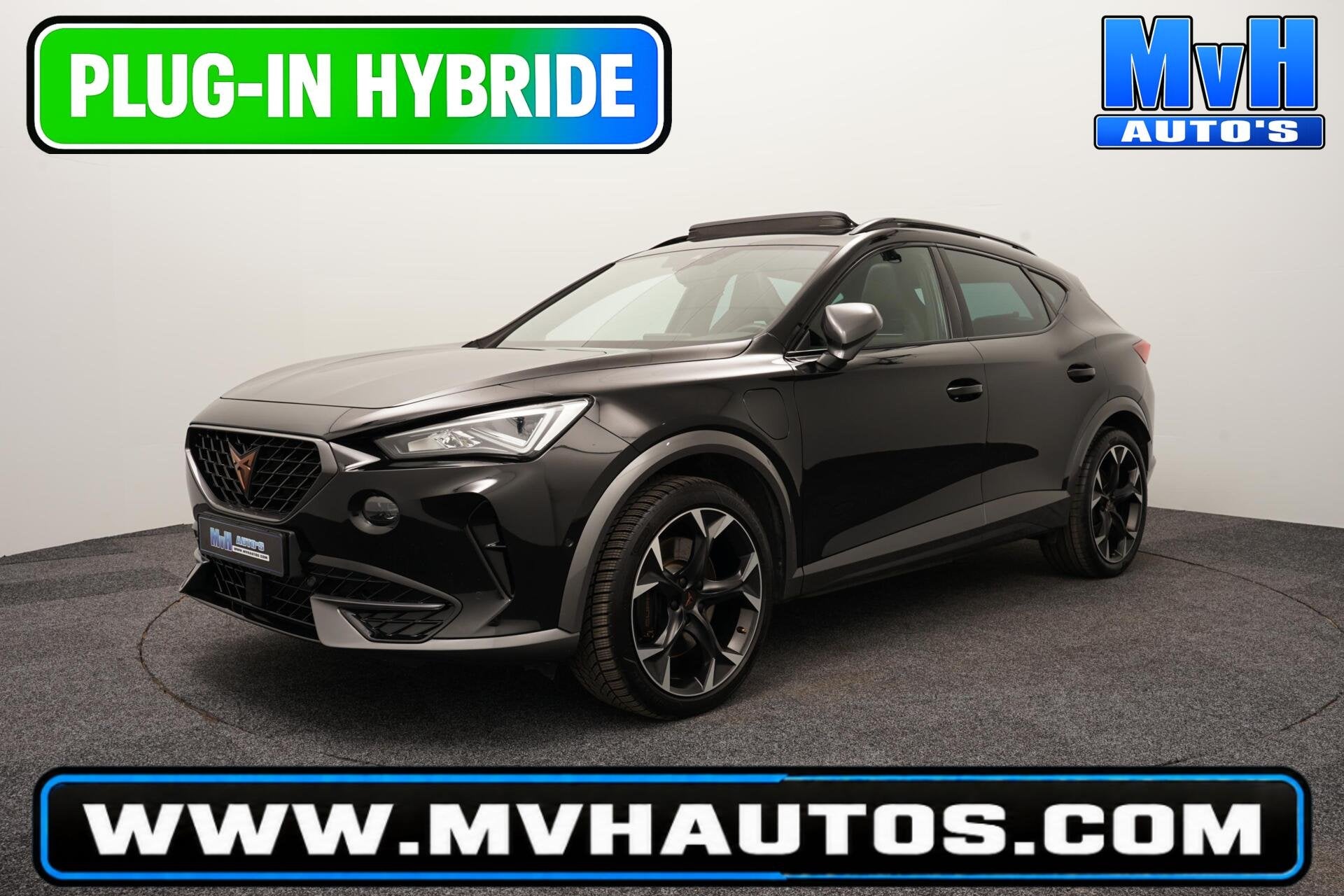 CUPRA Formentor 1.4 PHEV VZ Perfrormance|PANO|KUIPST|SOH98%, Auto's, Dealer onderhouden, Gebruikt, Leder en Stof, Zwart