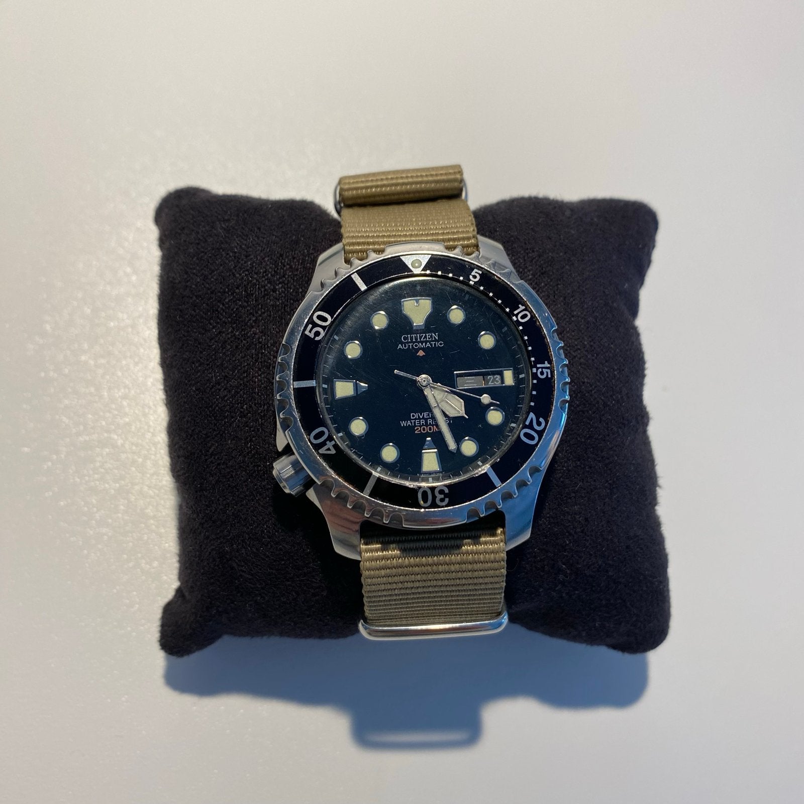 Citizen Promaster Diver Vintage Herenhorloge/Unisex, Gebruikt, Staal, Kunststof, Ophalen of Verzenden