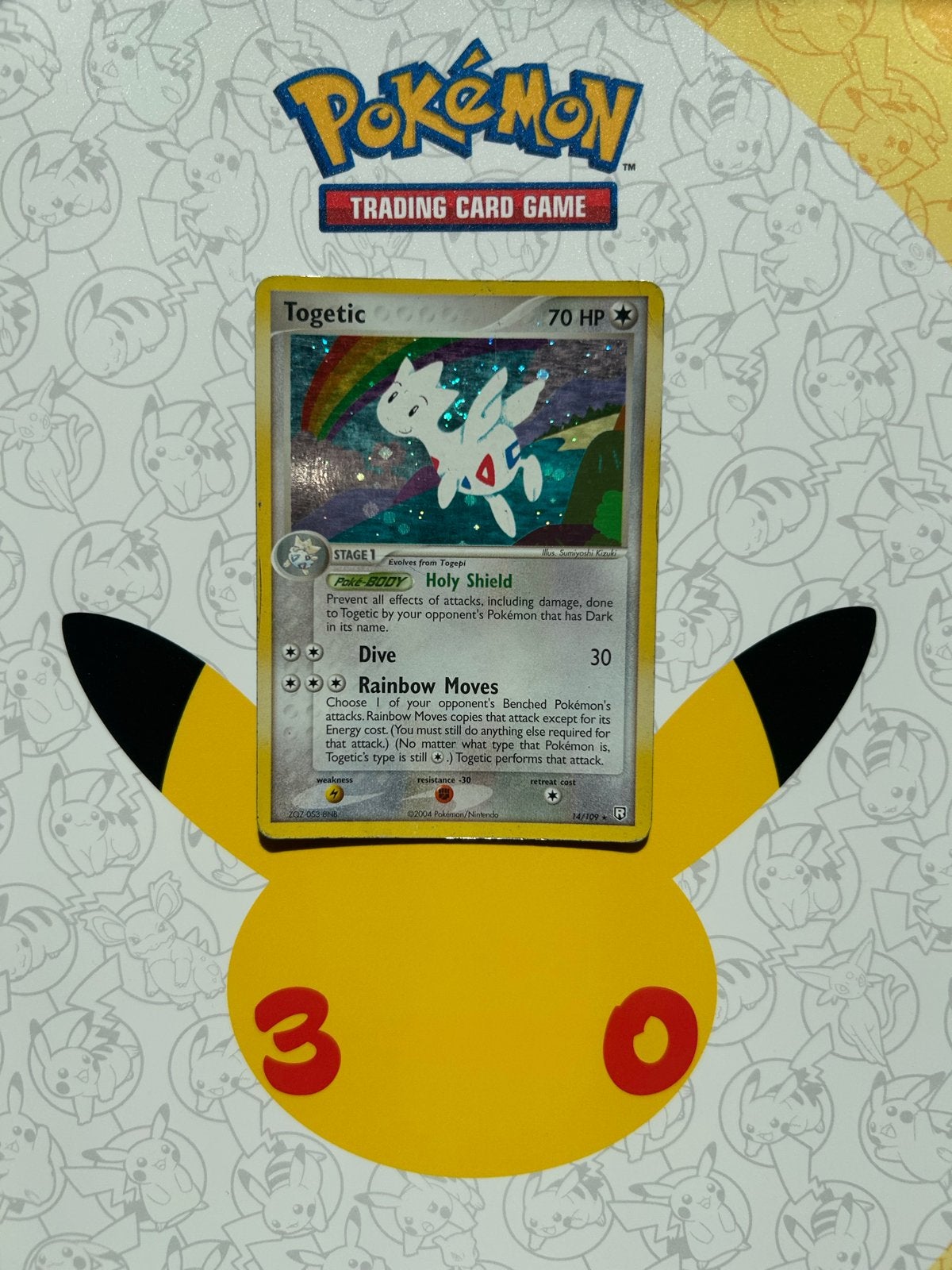 Togetic Holo 14/109 EX Team Rocket Returns Pokémon Kaart, Ophalen of Verzenden, Zo goed als nieuw, Losse kaart, Foil