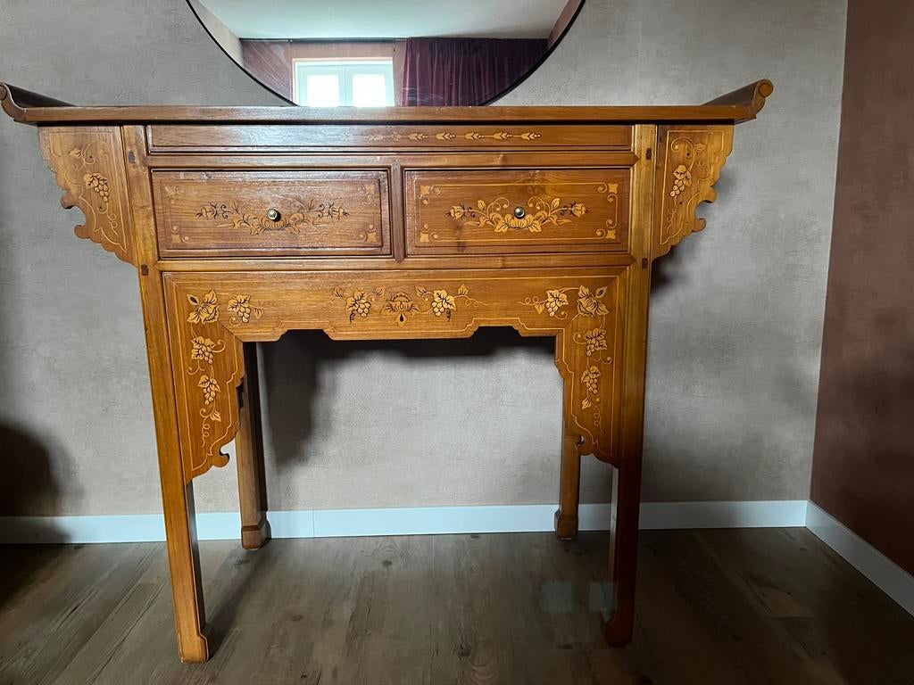 Grote altaar tafel   chinese stijl, Ophalen, Gebruikt, 100 tot 150 cm, Chinees