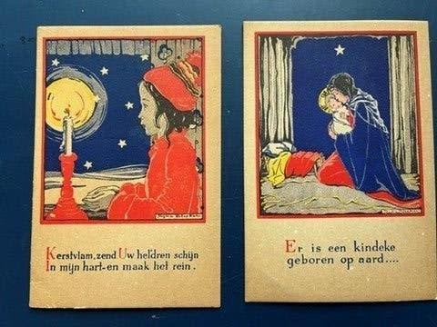 briefkaarten uit de oude doos, Ophalen of Verzenden, 1940 tot 1960, Zo goed als nieuw, Kind