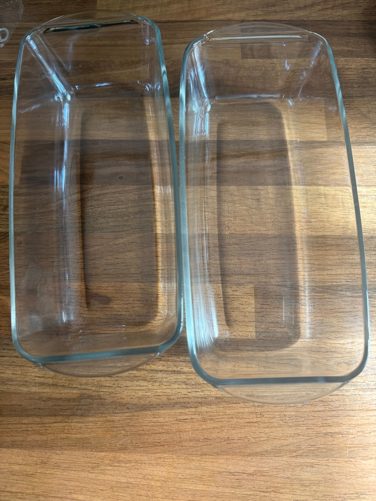Glazen bakvormen - Set van 2, Ophalen, Gebruikt, Glas