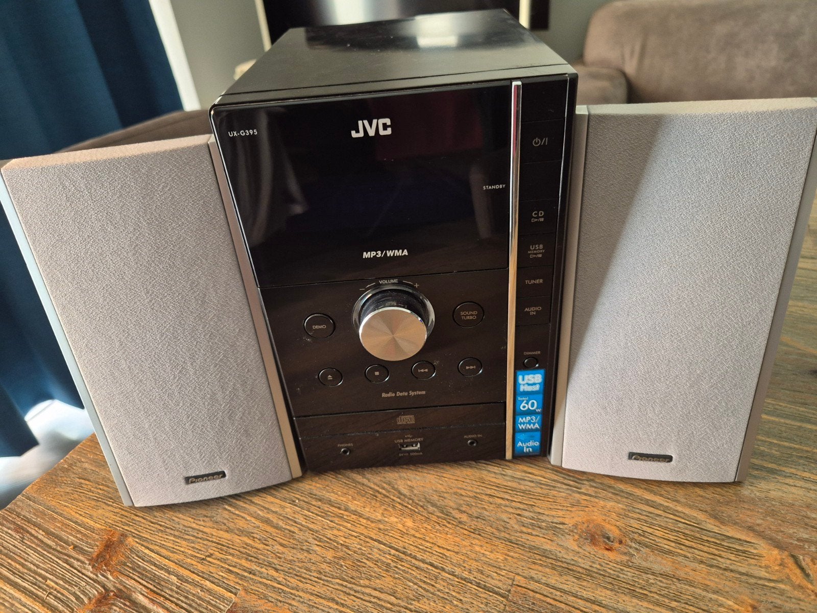 JVC UX-G395 Micro Component System met USB en MP3/WMA, Audio, Tv en Foto, Stereo-sets, Gebruikt, JVC, Microset, Tuner of Radio