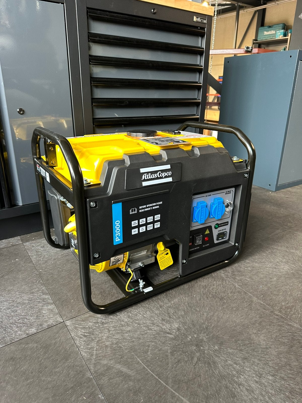 Atlas Copco P3000 Generator – Professionele Kwaliteit – 230V