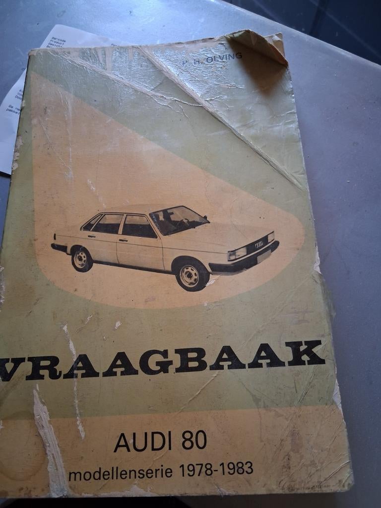Vraagbaak Audi 80 van 78/83, Auto diversen, Handleidingen en Instructieboekjes, Ophalen of Verzenden
