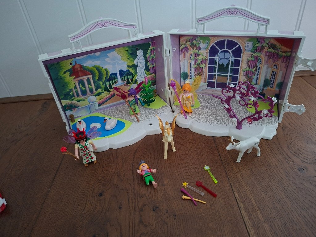 Playmobil feeën, Gebruikt, Complete set, Overige typen, Ophalen of Verzenden