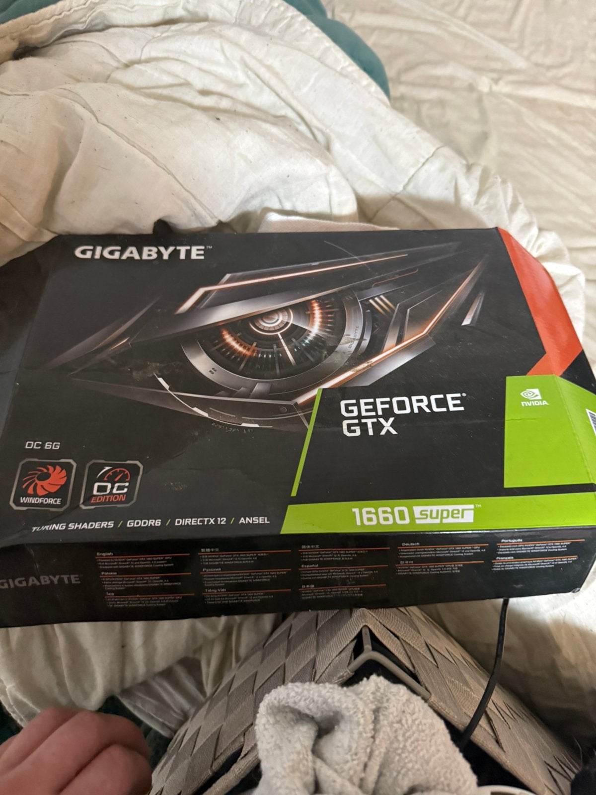 Gigabyte Nvidia Geforce GTX 1660 Super OC, PCI-Express 3, Gebruikt, GDDR6, Ophalen of Verzenden