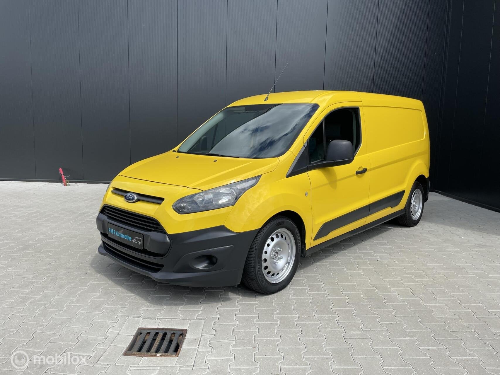 Ford Transit Connect 1.0 Ecoboost L2 /CRUISE / AIRCO, Auto's, Bestelauto's, 101 pk, Gebruikt, Geel, Bedrijf