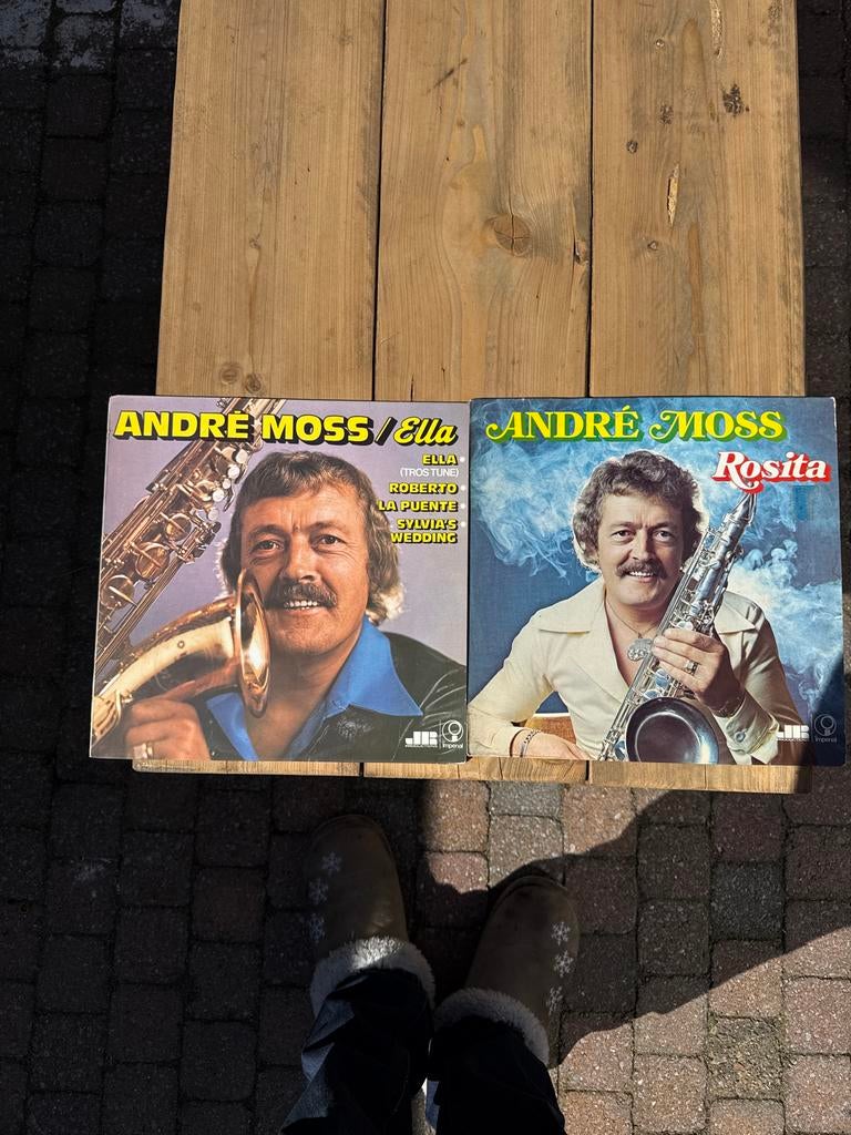 André Moss - Ella & Rosita LP's (2 stuks), Ophalen of Verzenden, Gebruikt, 12 inch