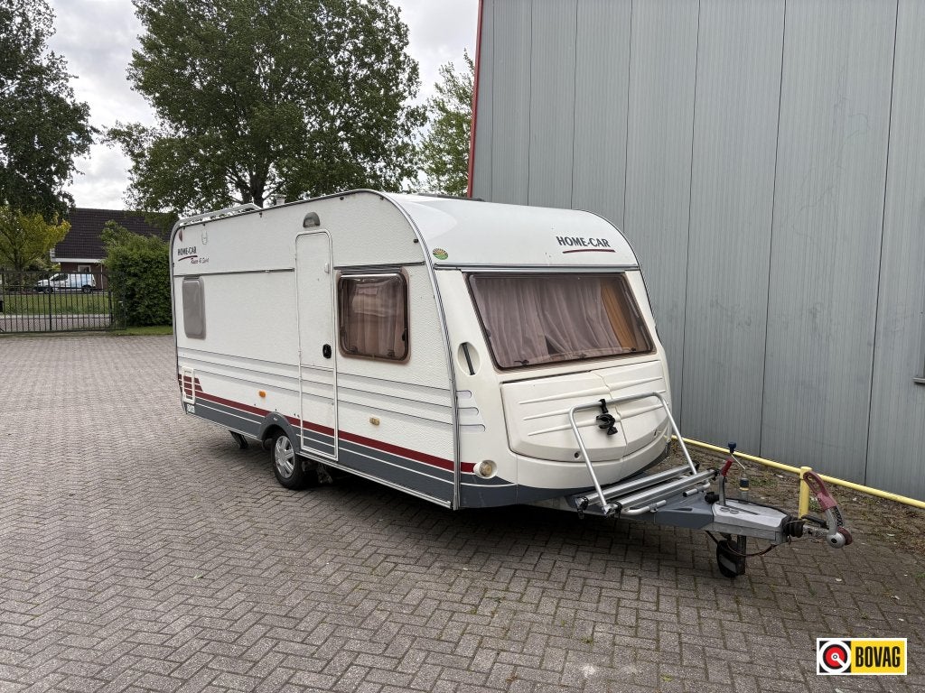 Home-Car Racer Spirit 45 Luifel, mover, fietsenrek, Caravans en Kamperen, Caravans, Home-car, Rondzit, Schokbreker, Bedrijf