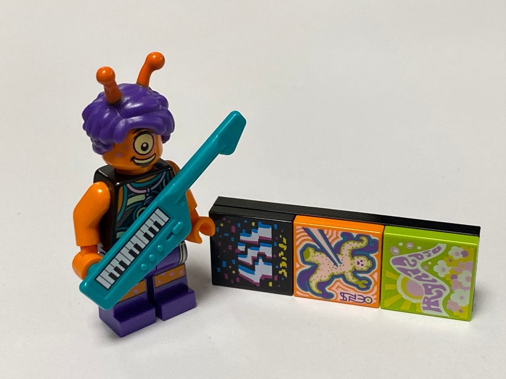 Lego Vidiyo Minifiguur vidbm01-9 Alien Keytarist, Lego, Nieuw, Ophalen of Verzenden, Minifiguren serie