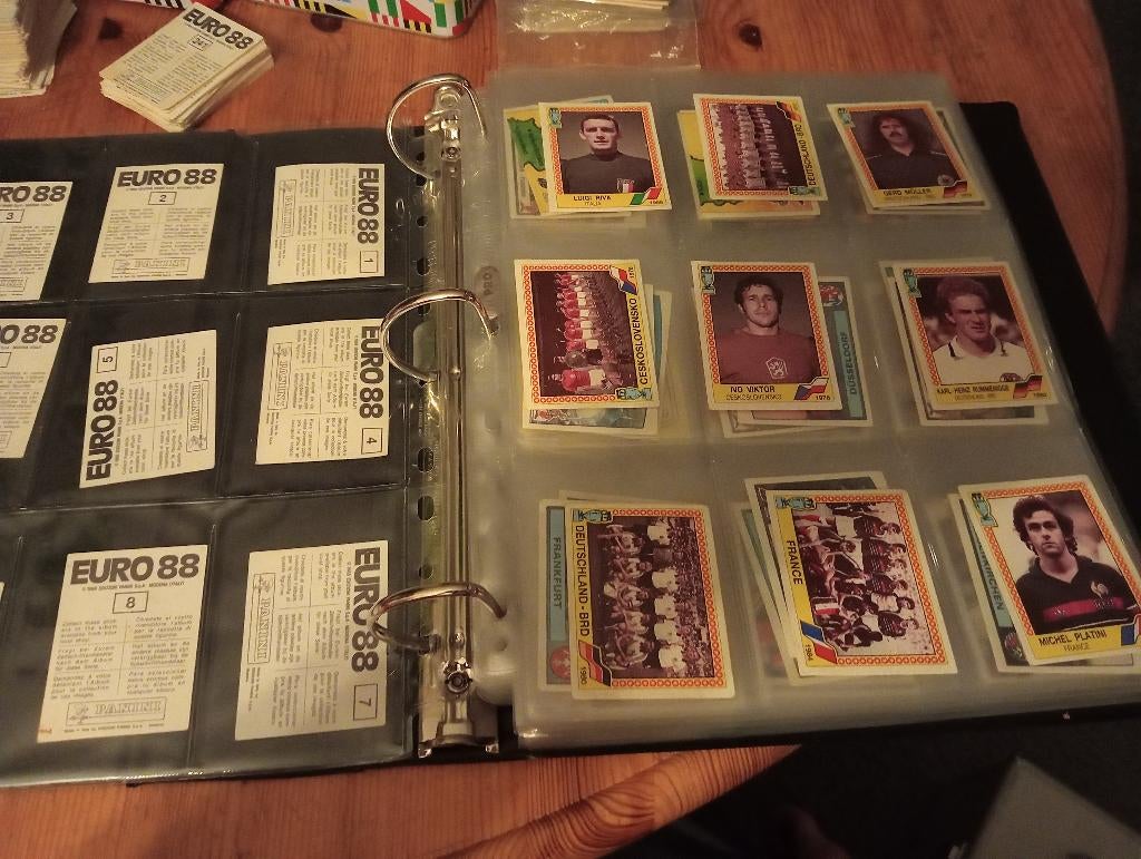 Panini Euro 88 set, Ophalen of Verzenden, Zo goed als nieuw, Sticker