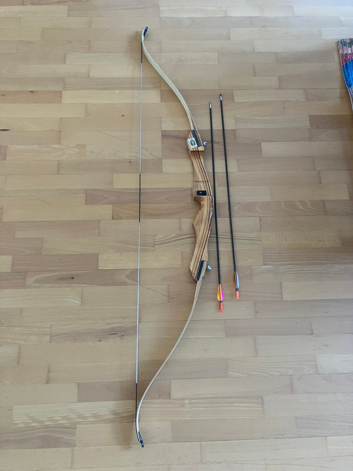 Handboog boog recurve rechts handig, Ophalen of Verzenden, Gebruikt, Recurveboog