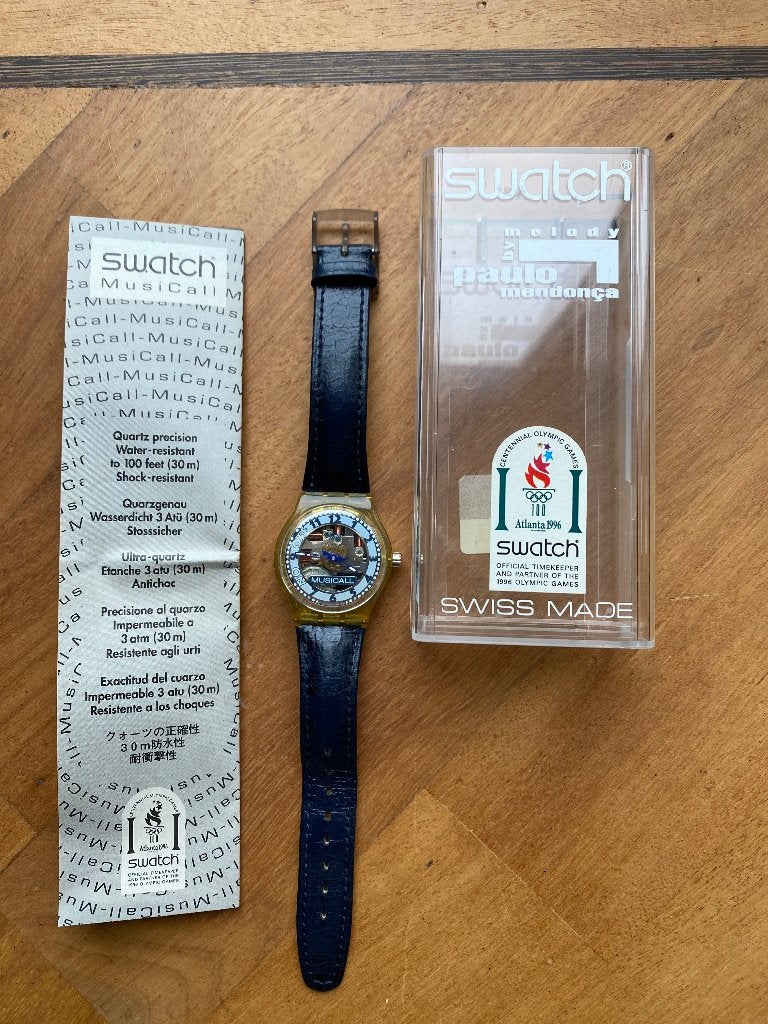 Swatch horloge - vintage, Sieraden, Tassen en Uiterlijk, Horloges | Dames, Kunststof, Gebruikt, Polshorloge, Swatch