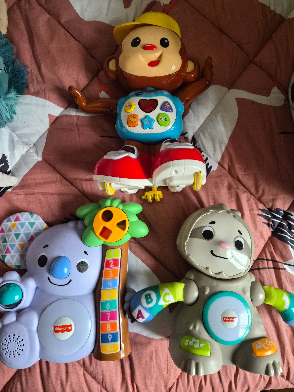 Fisher-Price Linkimals & VTech aap, Ophalen, Gebruikt, Overige typen, Met licht