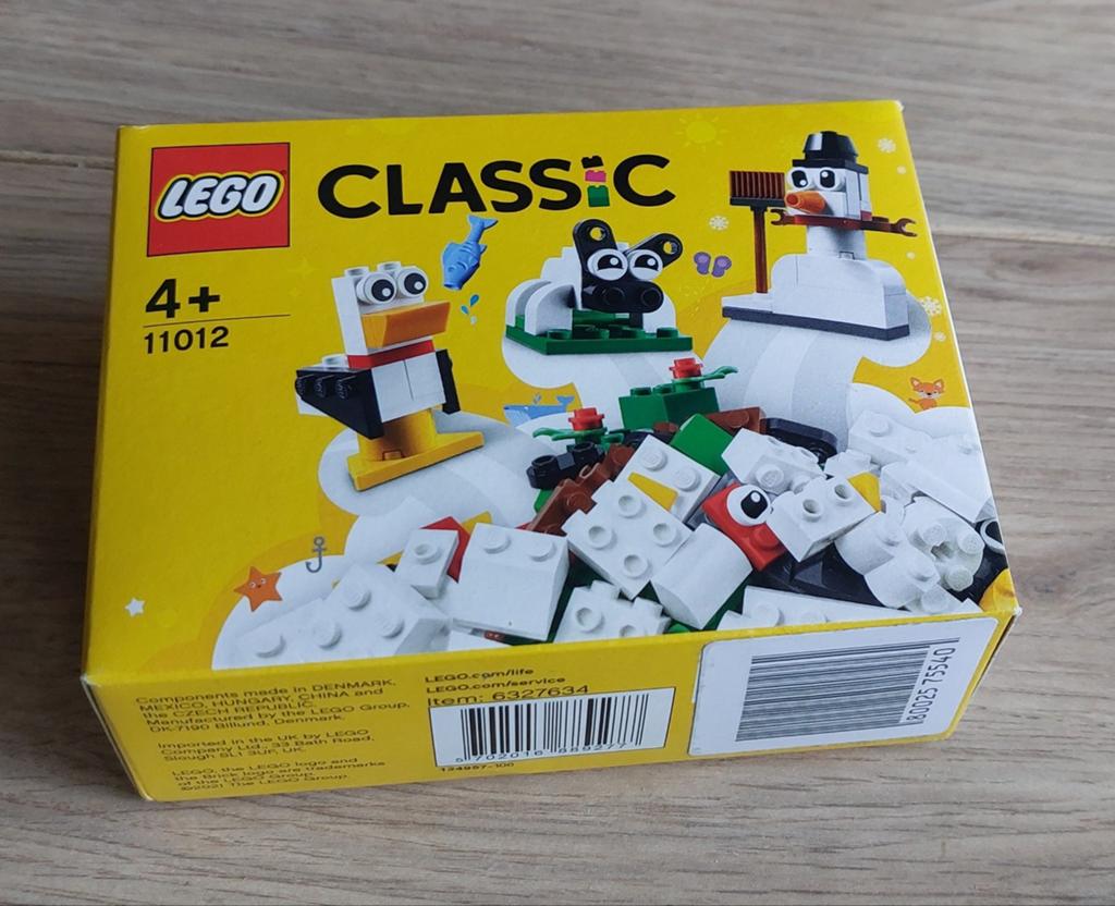 NIEUW! Lego Classic 11012 creatieve witte stenen, Lego, Nieuw, Ophalen of Verzenden, Compleet