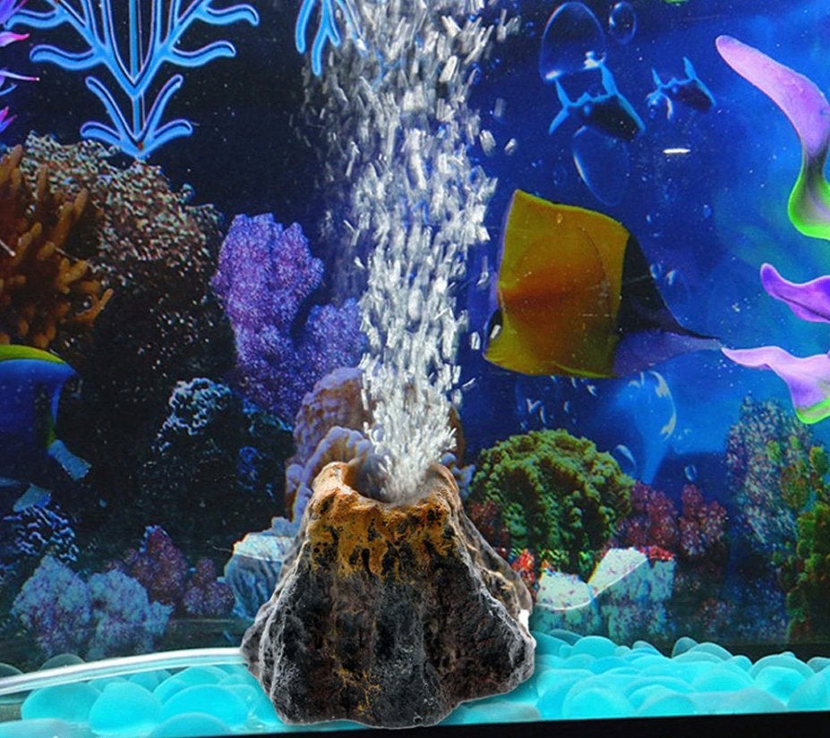 Vulkaan Aquarium Ornament / Decoratie Vissen Luchtpomp Pomp, Dieren en Toebehoren, Verzenden, Nieuw