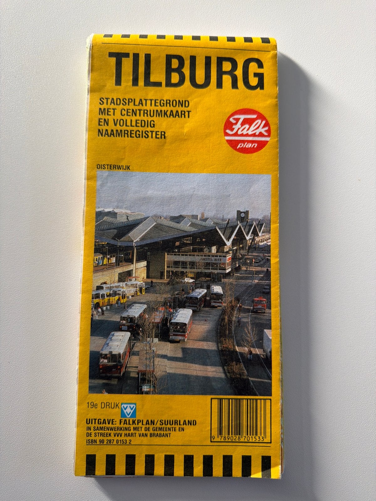 Falkplan Tilburg Stadsplattegrond met Centrumkaart, Boeken, Atlassen en Landkaarten, Gelezen, Ophalen of Verzenden, Landkaart