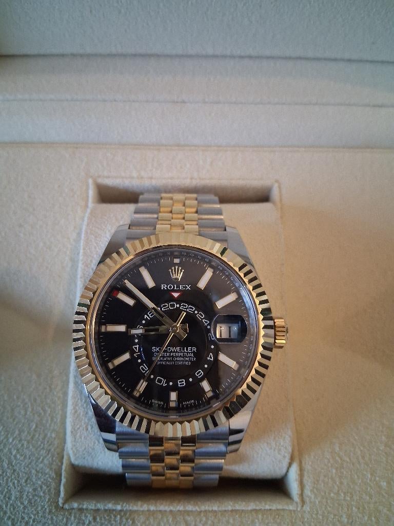 Rolex Sky Dweller 2021, Sieraden, Tassen en Uiterlijk, Horloges | Heren, Ophalen, Staal, Rolex, Polshorloge