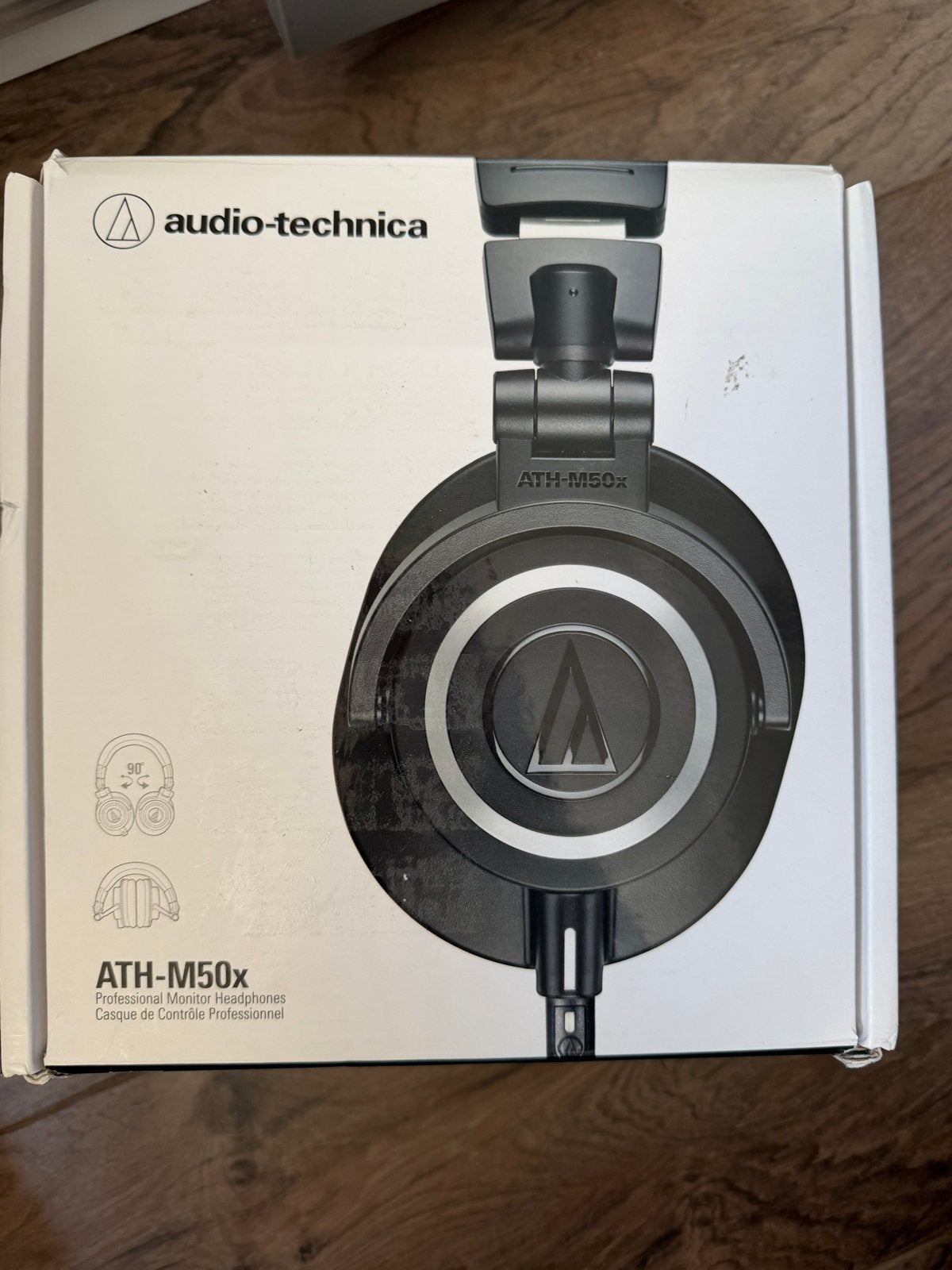 Audio-Technica ATH-M50x Professionele Monitor Hoofdtelefoon, Verstelbaar, Us, Nieuw, Ophalen of Verzenden