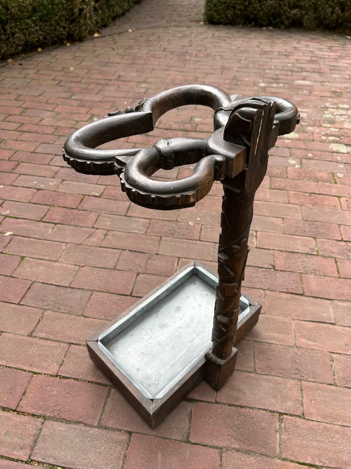 Antieke Parapluhouder van Hout, Huis en Inrichting, Woonaccessoires | Paraplubakken, Gebruikt, Hout, Ophalen of Verzenden