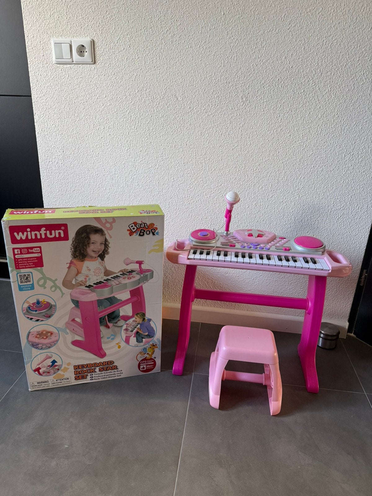 Winfun piano roze, Ophalen of Verzenden, Zo goed als nieuw