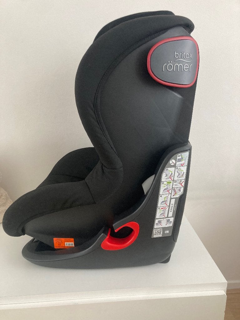 Britax Römer Kid II Black Series Autostoel - Cosmos Black, Ophalen, Romer, Autogordel, 9 t/m 18 kg