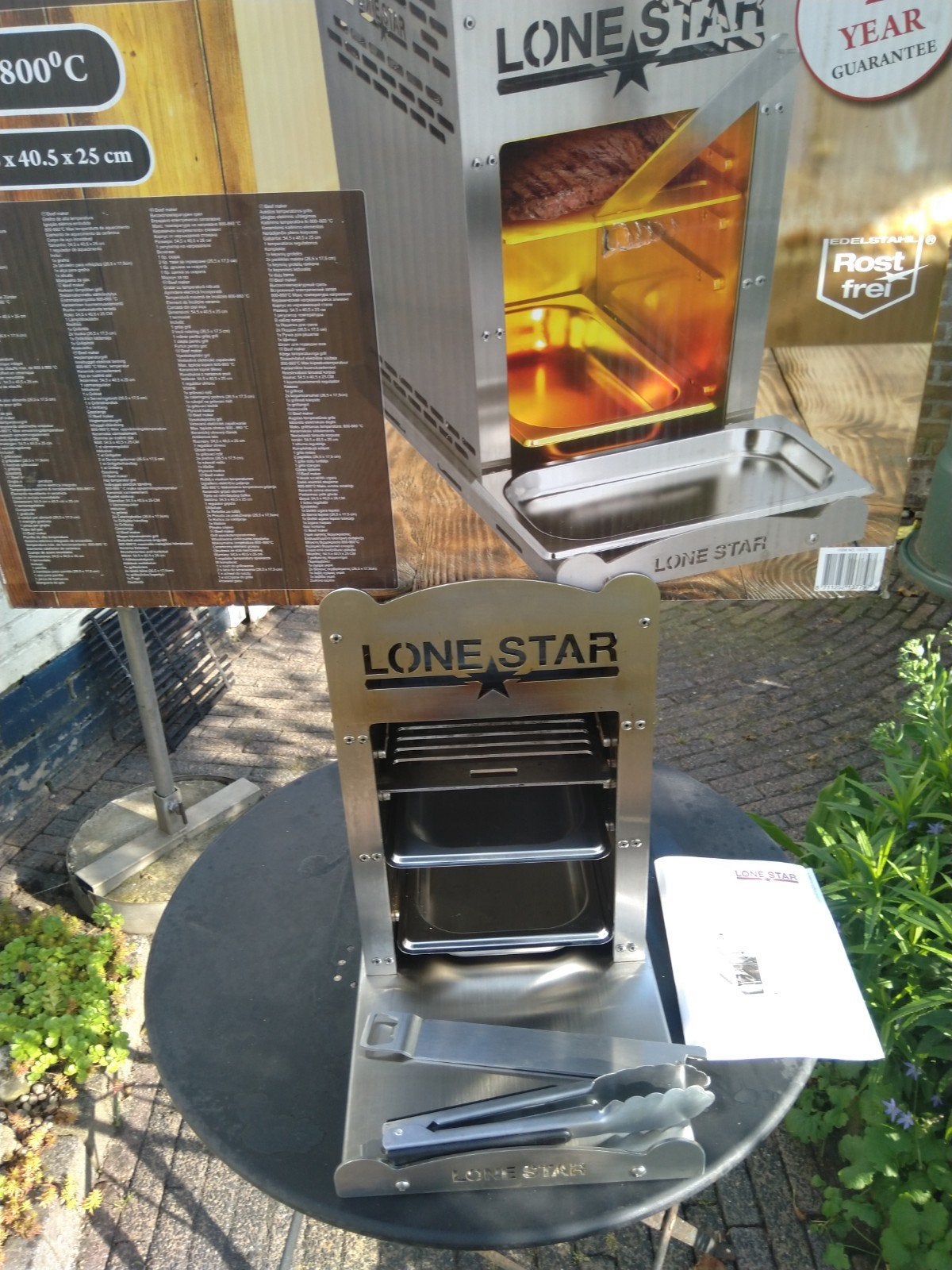 Lone star rvs gas bbq 800 grC, Tuin en Terras, Gasbarbecues, Ophalen, Gebruikt, Lone Star