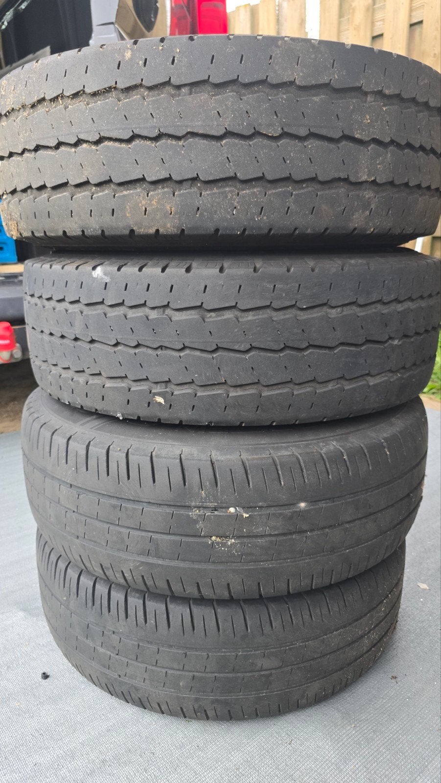 R15 banden voor Ducato, Boxer, Jumper 5x118, Caravans en Kamperen, Camper-accessoires, Ophalen, Gebruikt