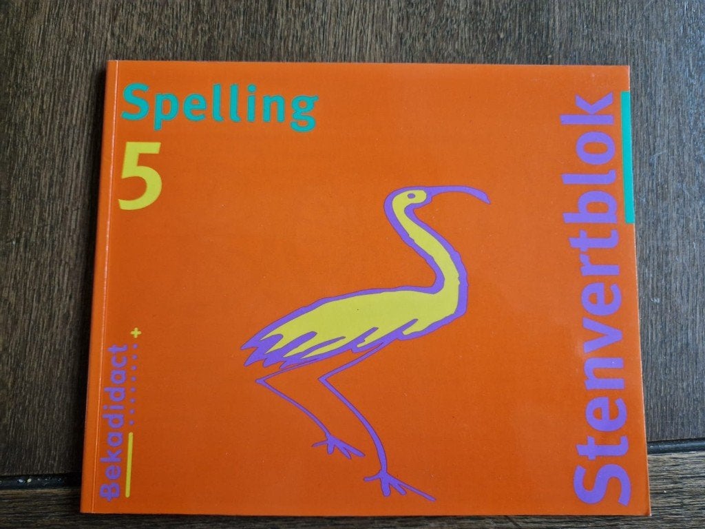 Stenvertblok Spelling 5 – Groep 7 – NIEUW – Bekadidact, Boeken, Ophalen of Verzenden, Zo goed als nieuw, Bekadidact, Nederlands