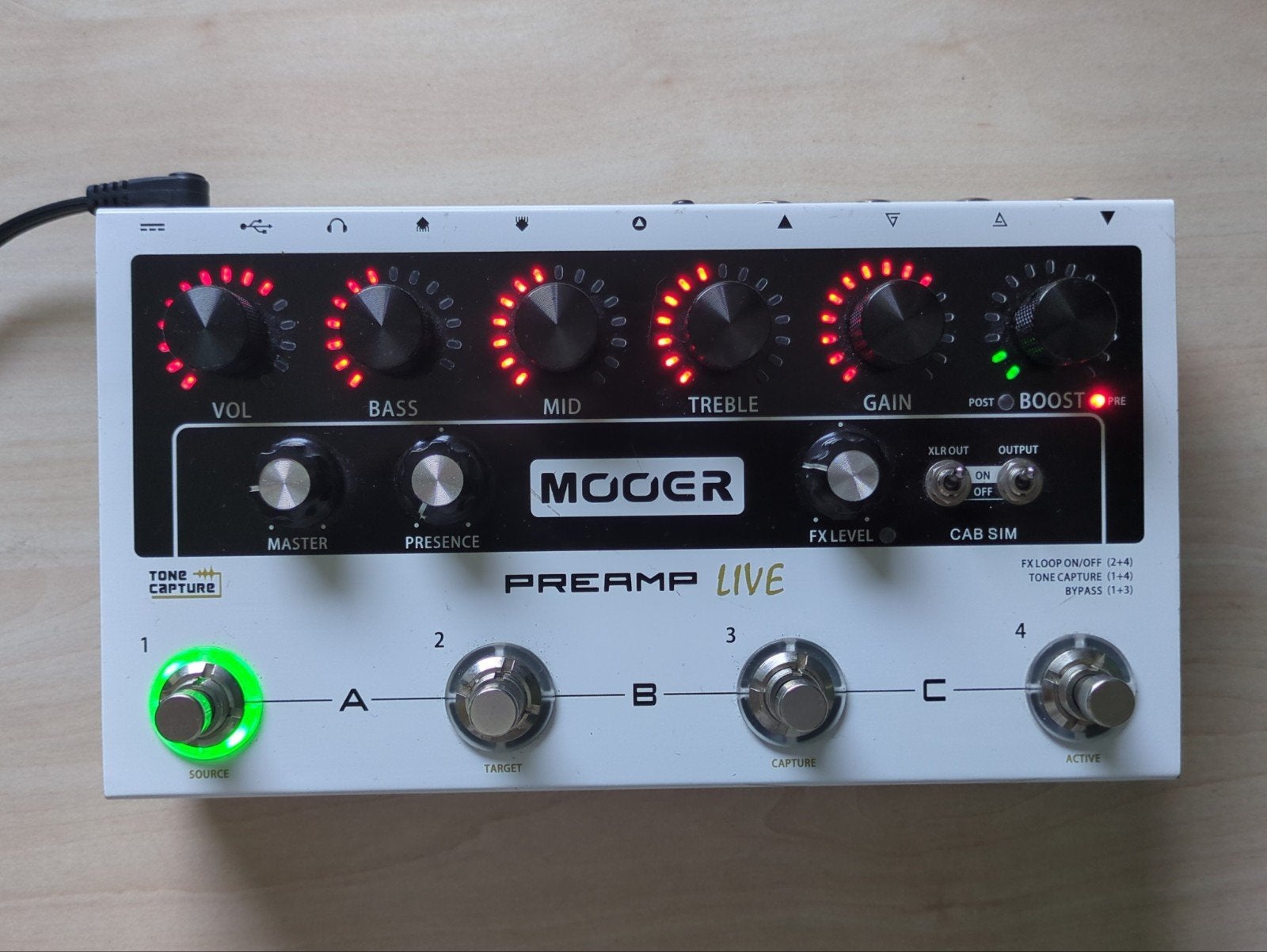 Mooer preamp live, Muziek en Instrumenten, Ophalen of Verzenden, Zo goed als nieuw, Multi-effect