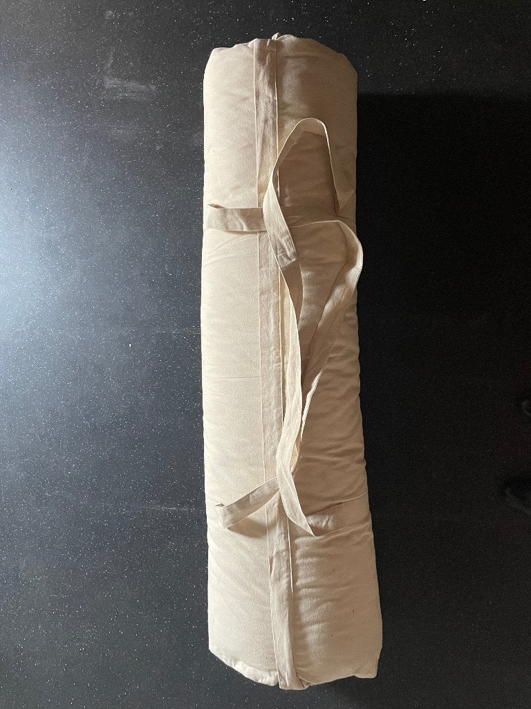 Tweepersoons Futon - Comfortabel en Ruim, Ophalen, Gebruikt, Beige, Tweepersoons