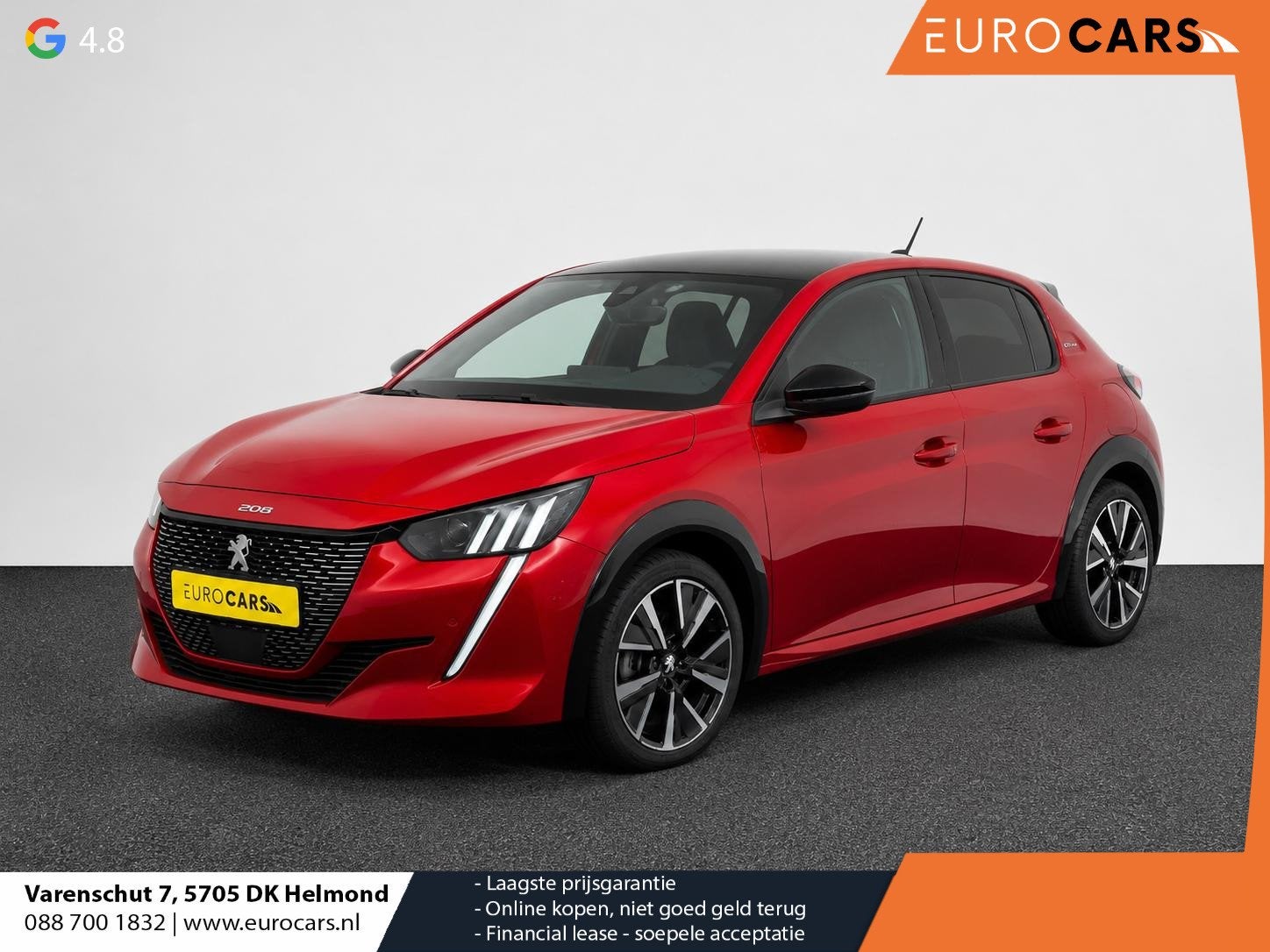 Peugeot 208 1.2 PureTech GT Navigatie Apple Carplay Android, Voorwielaandrijving, 101 pk, Gebruikt, Euro 6