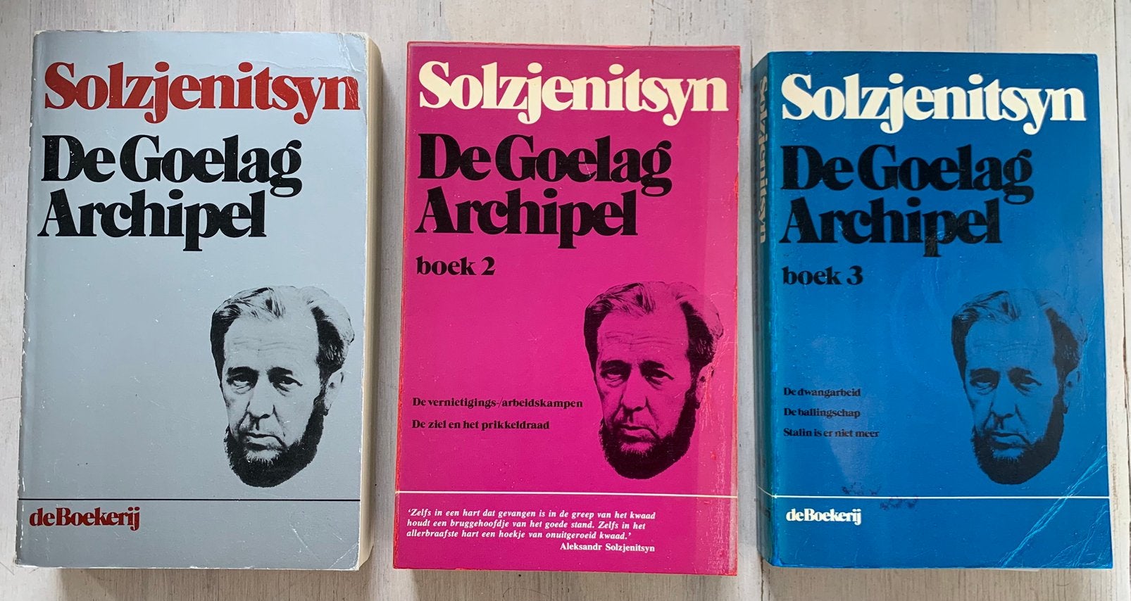 Aleksandr Solzjenitsyn: De Goelag Archipel 1, 2 + 3 compleet, Ophalen of Verzenden, Gelezen