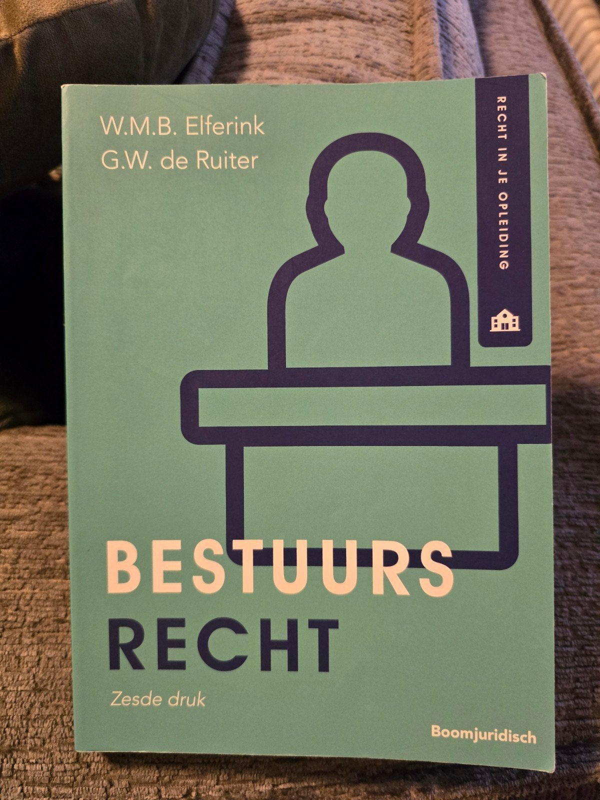 Bestuursrecht - Zesde druk (SJD), Boeken, Studieboeken en Cursussen, W.M.B. Elferink, G.W. de Ruiter, Zo goed als nieuw, Gamma
