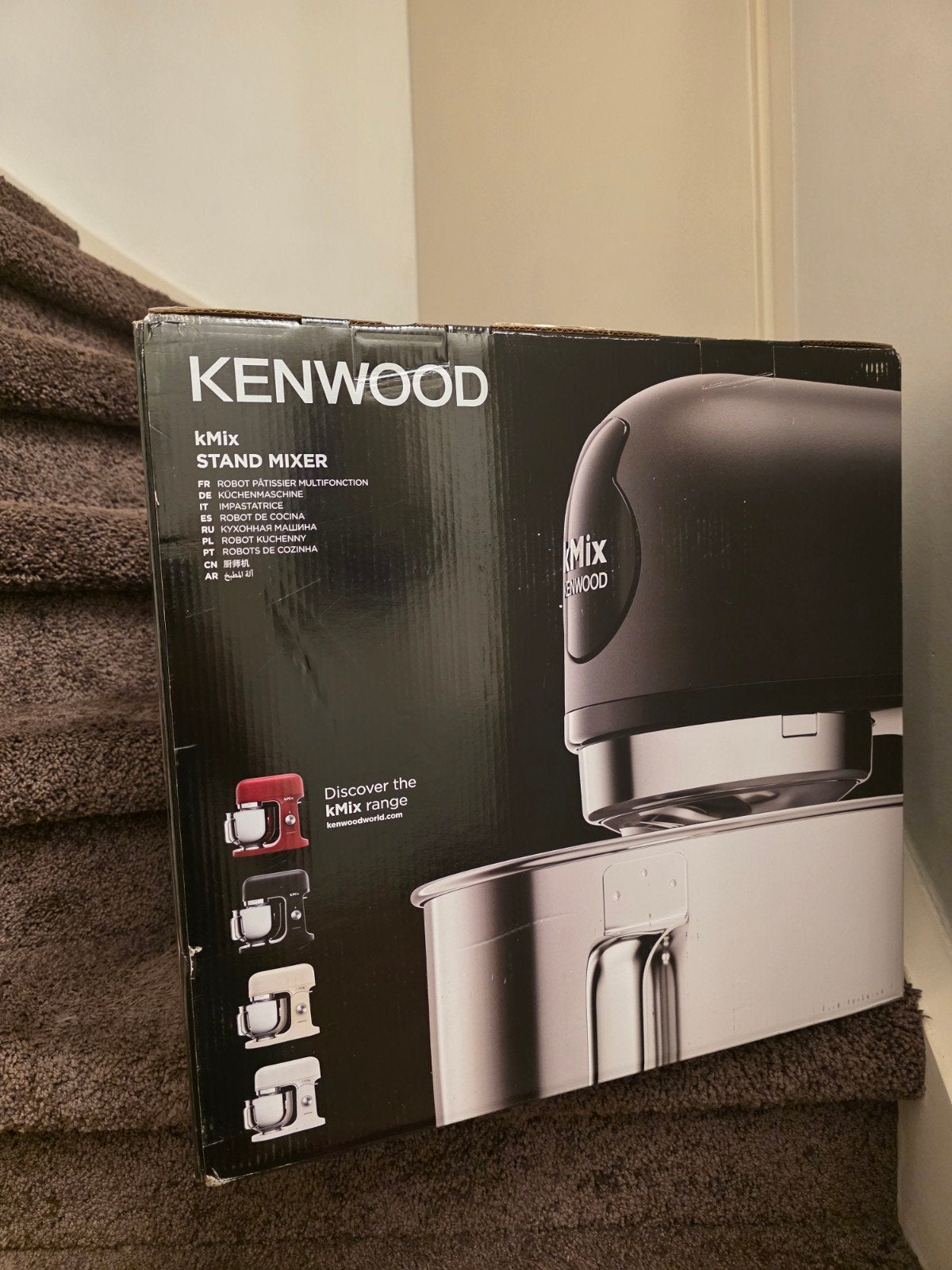 Kenwood kMix KMX751ABK Keukenmachine - Zwart, 4 liter of meer, Ophalen, Nieuw, 3 snelheden of meer
