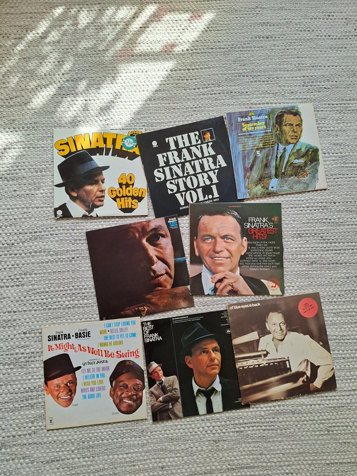 Frank Sinatra LP's - 8 stuks, LP, Gebruikt, Overige genres, Ophalen of Verzenden