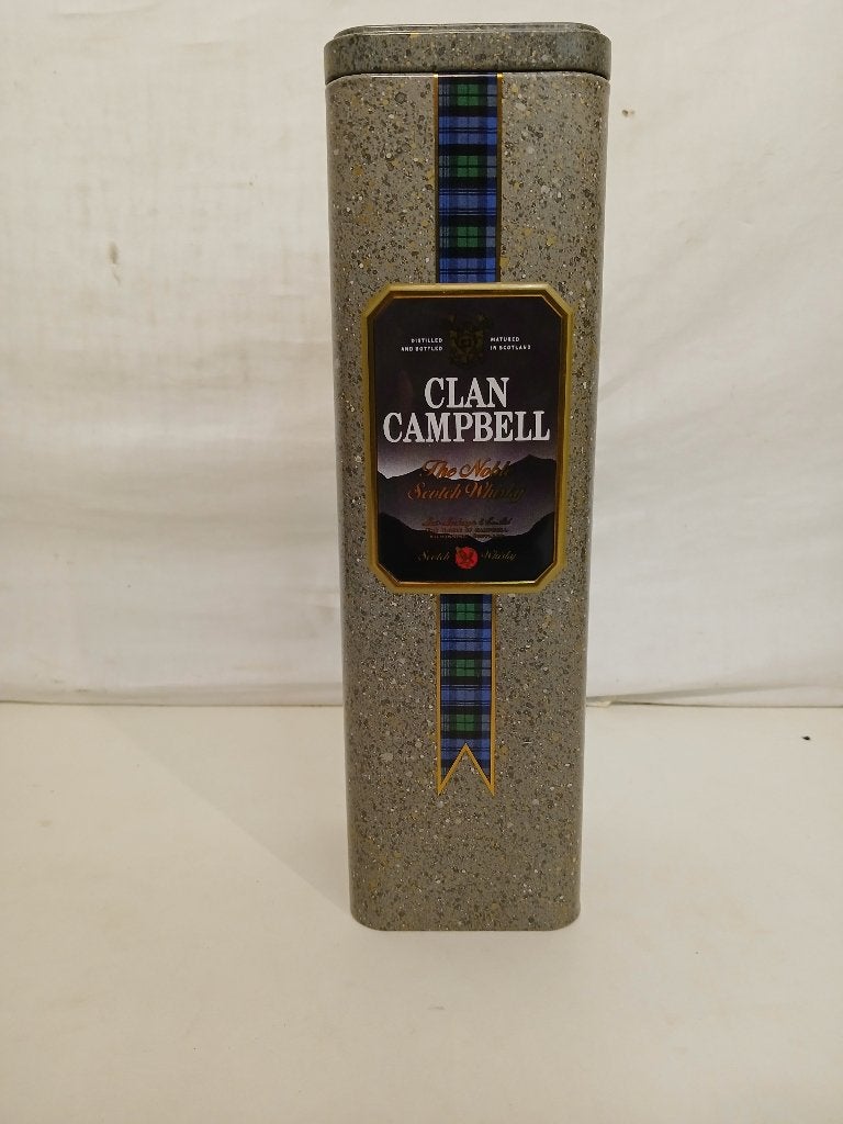 Clan Campbell Scotch Whisky Blik, Niet bekend, Niet bekend, Gebruiksvoorwerp, Ophalen of Verzenden