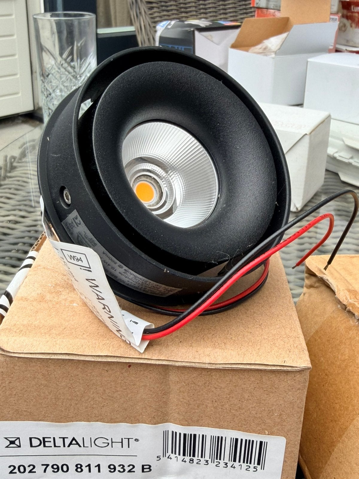 2x Deltalight lichtbronnen, Ophalen, Nieuw, Metaal of Aluminium, Plafondspot of Wandspot