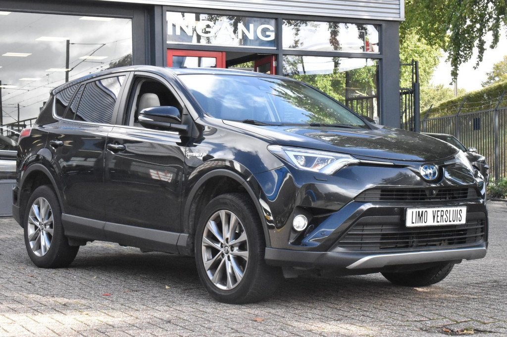 Toyota RAV4 2.5 Hybrid AWD Executive Schuifdak | Leder | Ron, Auto's, Toyota, Gebruikt, 4 cilinders, Automatische klimaatregeling