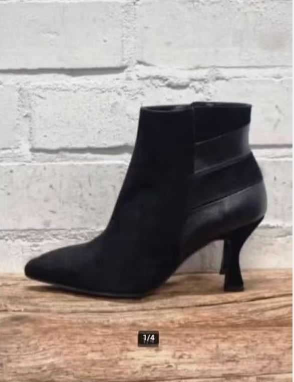 Red Rag - Mooie leren laarzen maat 39 - RedRag - Nieuw €179, Zwart, Lage of Enkellaarzen, Nieuw, Ophalen of Verzenden
