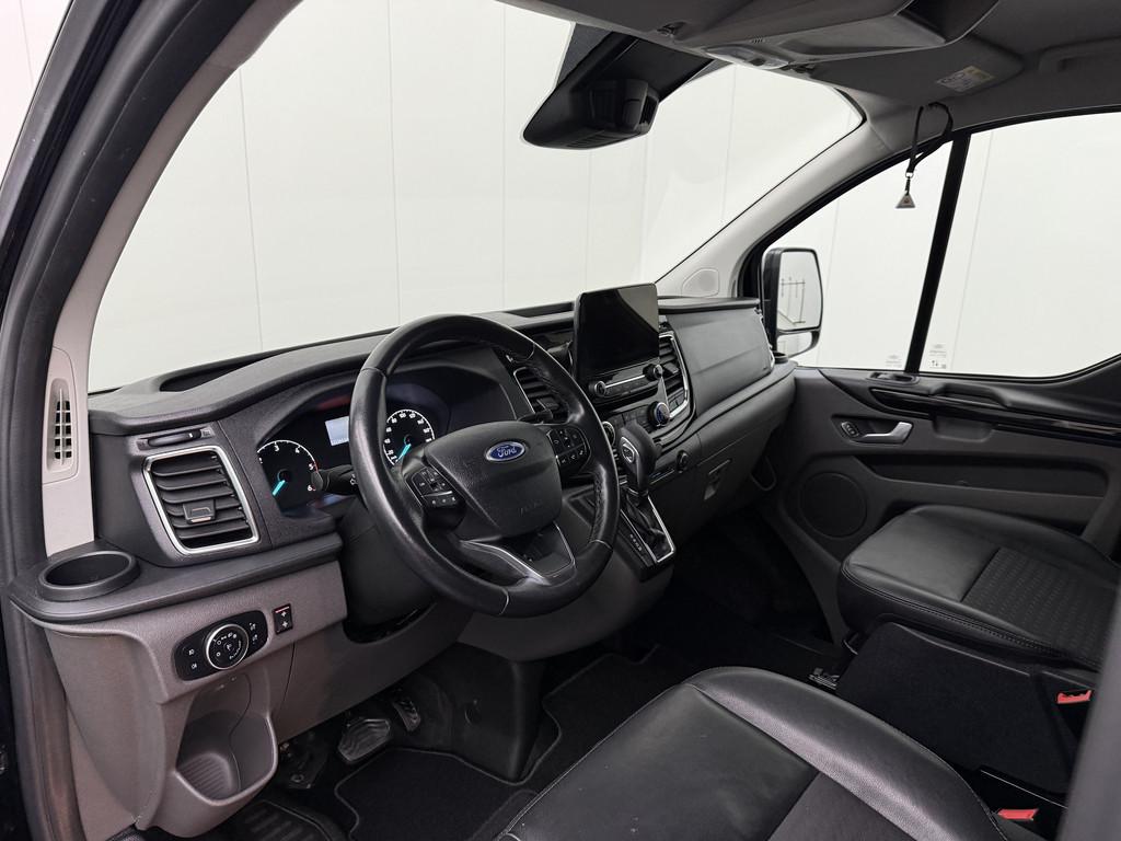 Ford Transit Custom 2.0TDCI 185PK Automaat Dubbele Cabine Sp, 15 km/l, 4 cilinders, Zwart, Diesel