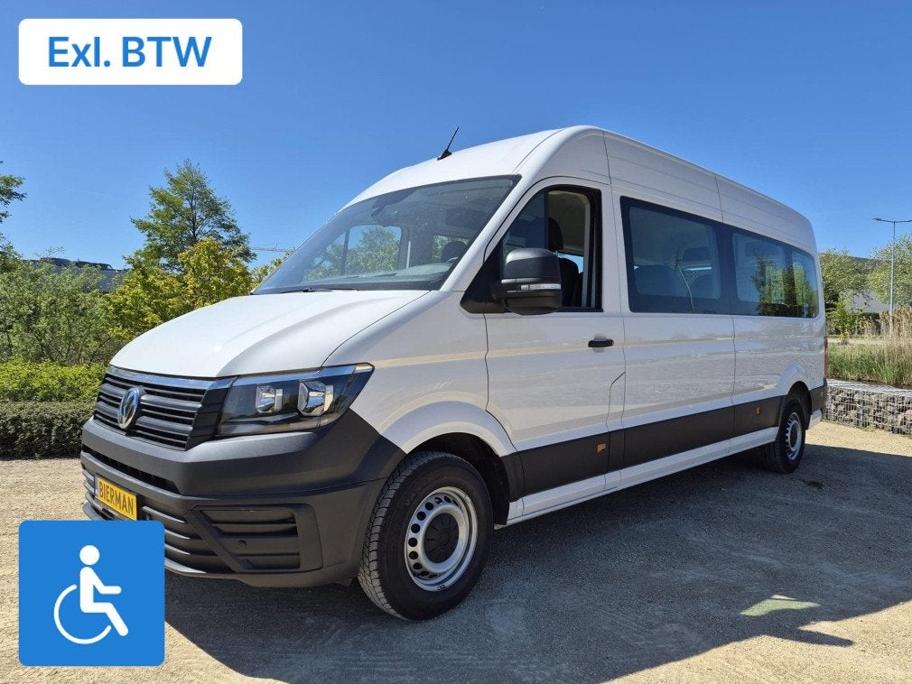 Volkswagen Crafter (bj 2022), Auto's, Volkswagen, Stof, Gebruikt, Wit, Grijs